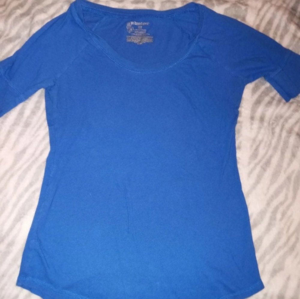 Royal Blue 3/4 sleeve tee